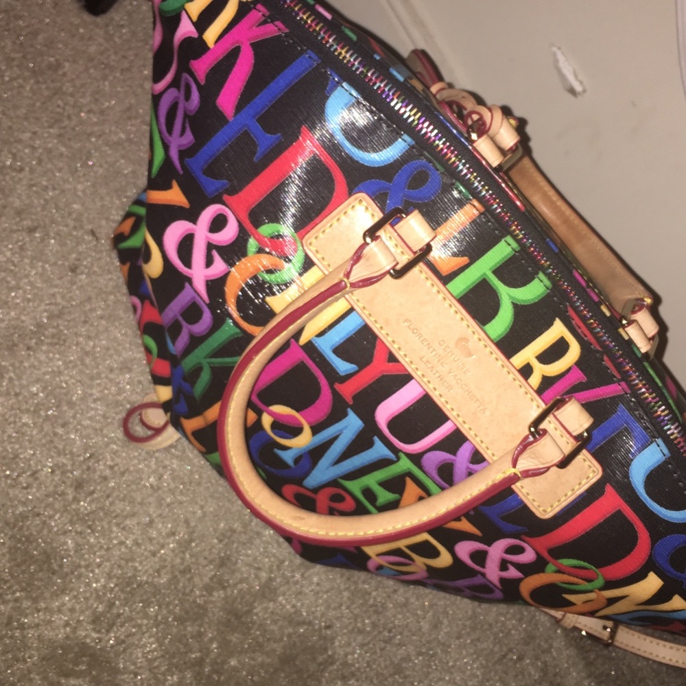 Black Dooney and Bourke with Multicolor Monogram - Picture 3 of 6